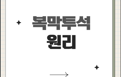 복막투석 원리. 어떻게 노폐물을 거르나?