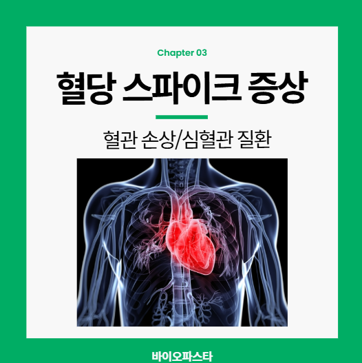 혈당스파이크 증상 : 혈관손상, 심혈관 질환