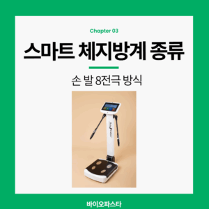 스마트 체지방계 종류 : 손 발 전극 방식