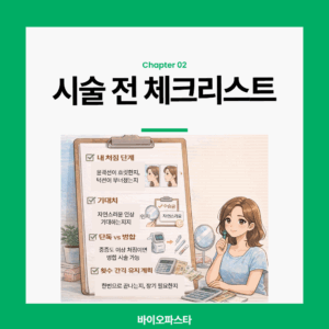 리프팅 시술 전 체크리스트
