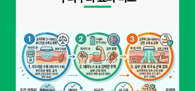 저주파 마사지기 효과 비교