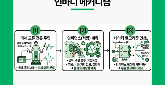 인바디 원리. 인바디 메커니즘