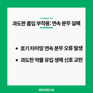 네블라이저 과도한 흡입 시의 부작용
