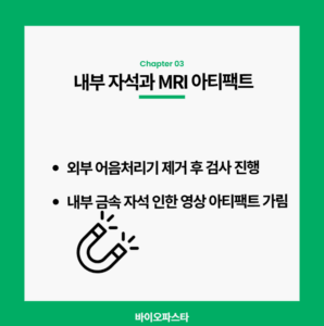 MRI 내부 아티팩트