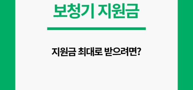 보청기 지원금 어떻게 받아?